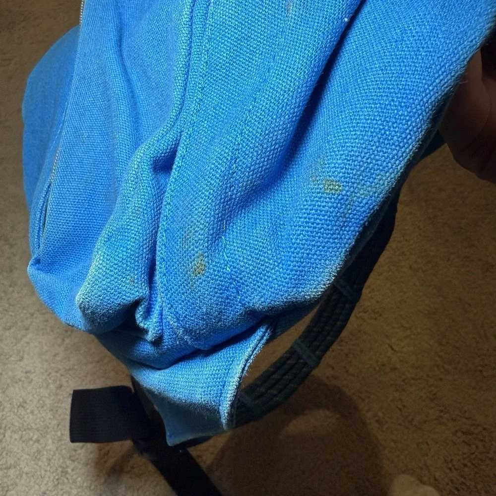 KAVU Rope Sling Backpack Crossbody Bag Blue Outdoor Canvas Hiking - Picture 7 of 10